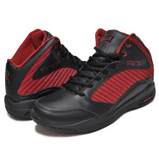 AND1 OVERTIME MID black/v.red/black D1076MBRB画像