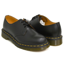 Dr.Martens 1461 3EYE GIBSON SHOE BLACK SMOOTH 10085001画像