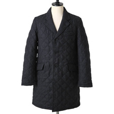 LAVENHAM HUNSTON-LAMES WOOL HERRINGBONE-BLACK HERRINGBONE-画像
