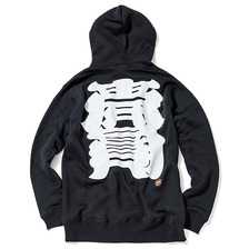 LOSERS THRASHER &times; SNEAKERWOLF PULLOVER HOODY (BLACK)画像