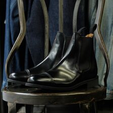 SANDERS MILITARY CAP TOE CHELSEA BOOT 1140B画像