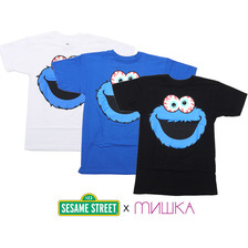 MISHKA &times; SESAME STREET COOKIE MONSTER KEEP WATCH TEE画像