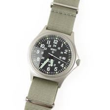 MILITALY WATCH COMPANY G10BH 12/24 グレー/ブラックストラップ画像