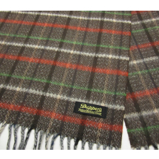 DAPPER'S Check Cashmink Scarf by V-FRAAS LOT1084画像