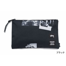 STUSSY &times; Herschel Supply Placement Print Medium Network Pouch 134132画像