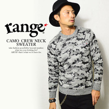 range CAMO CREW NECK SWEATER RG15F-KN04画像