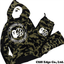 A BATHING APE &times; 24karats 1ST CAMO JERSEY SET UP画像