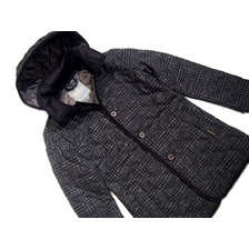 LAVENHAM MEN'S DENSTON DONEGAL TWEED JACKET/black prince of wales画像