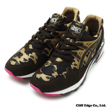 A BATHING APE &times; ASICS Tiger GEL-KAYANO TRAINER YELLOW画像