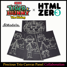 HTML ZERO3 &times; 劇場版 TIGER & BUNNY -The Rising- Guttarelax Precious Trio Canvas Panel ACS177画像
