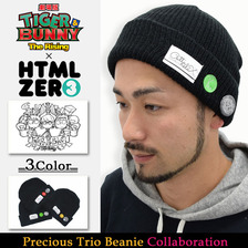 HTML ZERO3 &times; 劇場版 TIGER & BUNNY -The Rising- Guttarelax Precious Trio Beanie HED253画像