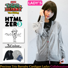 HTML ZERO3 &times; 劇場版 TIGER & BUNNY -The Rising- Guttarelax Precious Trio Barnaby Cardigan Ladys CT173L画像