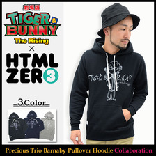 HTML ZERO3 &times; 劇場版 TIGER & BUNNY -The Rising- Guttarelax Precious Trio Barnaby Pullover Hoodie PA132画像