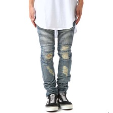 Stampd Distressed Moto Denim S-M469DE-3画像