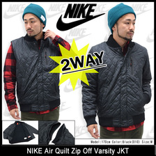 NIKE Air Quilt Zip Off Varsity JKT 689377画像