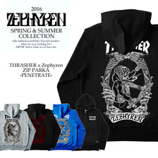Zephyren &times; THRASHER ZIP PARKA -PENETRATE-画像