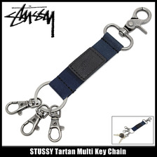 STUSSY Tartan Multi Key Chain 138450画像
