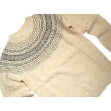 INVERALLAN #115065 NORDICK FAIRISLE YOKE DONEGAL SWEATER/swilly画像
