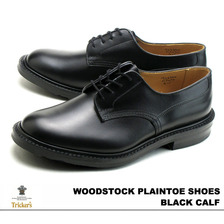 Tricker's Plaintoe Shoes/m5636 "Woodstock" Dainite Studded Sole Black Calf M5636画像