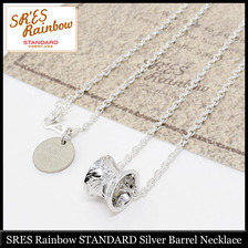 SR'ES Rainbow STANDARD Silver Barrel Necklace ACS00948画像