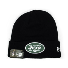 NEW ERA NEW YORK JETS BASIC BEANIE BLACK FFNENYJ027画像