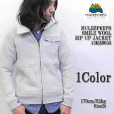 rulezpeeps SMILE WOOLZIP UP JACKET 15RZ0055画像