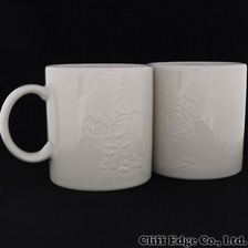 Ron Herman &times; Disney Fantasia collection PAIR MUG TYPE 2 WHITE画像