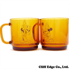 Ron Herman &times; DURALEX &times; Disney Fantasia collection AMBER PAIR MUG TYPE 2 ORANGE画像