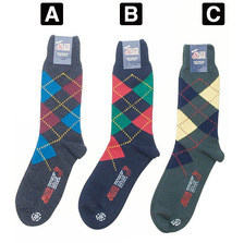 & LIFE SOX コットン アーガイル ソックス画像
