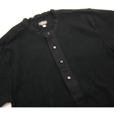 BLACK SIGN Super Heavy Weight Cotton Henley Neck Amish Under Wear BSFN-15301B画像