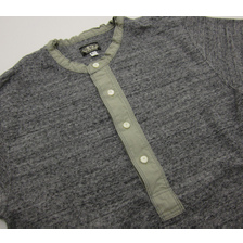 BLACK SIGN Two Face Henley Neck Amish Under Wear BSFN-15305B画像