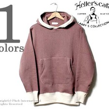 HELLER'S CAFE HC-M85 1940's 2tone Circle Pocket Hooded Sweat PLAIN画像