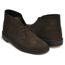 Clarks DESERT BOOT BROWN SUEDE 26138229画像