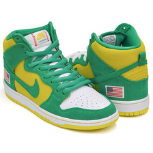 NIKE DUNK HIGH PRO SB ''OAKLAND ATHLETICS'' STDM GRN / STDM GRN - BLK - SPD YLLW 305050-337画像