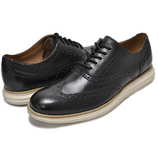 COLE HAAN LUNARGRAND WING. TIP black/white C20052画像