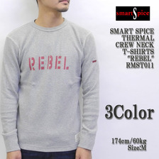 smart Spice THERMAL CREW NECK T-SHIRTS "REBEL" RMST011画像