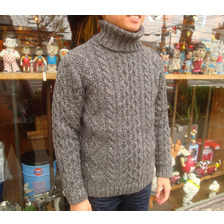 JELADO TURTLENECK CABLE KNIT JP03803画像