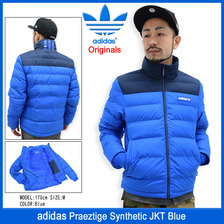 adidas Originals Praeztige Synthetic JKT Blue AB7874画像