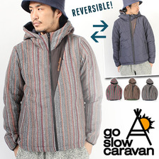 go slow caravan 中綿 リバーシブル パーカー 330279画像
