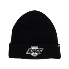 '47 Brand LOS ANGELES KINGS RECLUSE CUFF KNIT BEANIE BLACK FTSLAK015画像