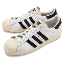 adidas SUPERSTAR 80S WHITE/BLACK/CHALK2 G61070画像