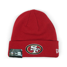 NEW ERA SAN FRANCISCO 49ers KNIT BEANIE RED FFNESSFF052画像
