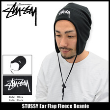STUSSY Ear Flap Fleece Beanie 132735画像
