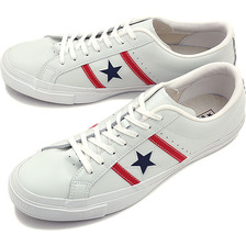 CONVERSE STAR & BARS LEATHER WHITE/RED/NAVY 32340300画像