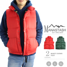 MANASTASH MARTY DOWN VEST 7152021画像