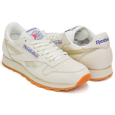 Reebok CL LTHR VINTAGE CHALK/PAPERWHITE/COLLEGIATE ROYAL/EXCLLNT RED AQ9136画像