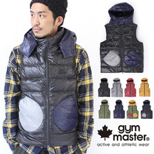 gym master フード付き ダウン ベスト G416308画像