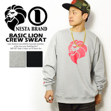 NESTA BRAND BASIC LION CREW SWEAT CR1501H画像