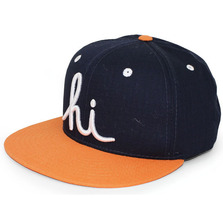 In4mation HI SNAPBACK NAVYxORANGE IMT159画像