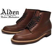 ALDEN 405 Indy Boots DARK BROWN画像